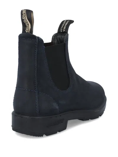 Blundstone Suede Elastic-sided Boots In Black