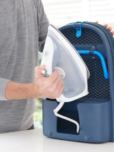 Joseph Joseph Pocket Plus Folding Table-top Ironing Board In Blue