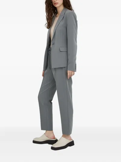 Bruuns Bazaar Single-button Suit Jacket In Gray