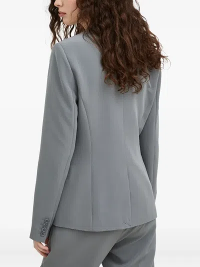 Bruuns Bazaar Single-button Suit Jacket In Gray