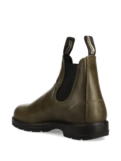 Blundstone Leather Elastic-panel Boots In Green
