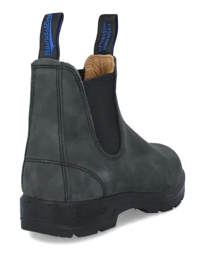Blundstone Elastic-sided Leather Boots In Gray