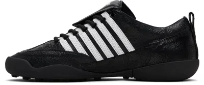 Dsquared2 Round Toe Low Top Lace-up Sneakers In Multi