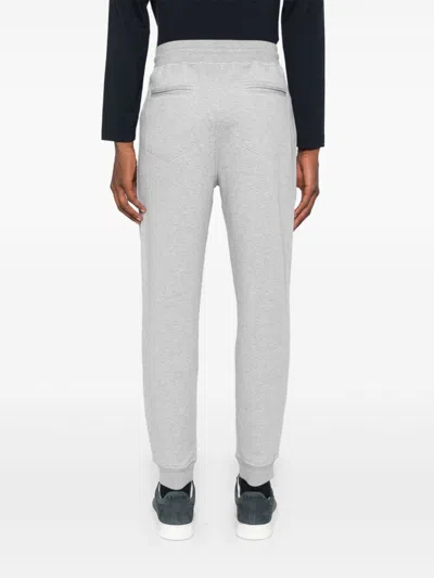 Brunello Cucinelli Straight Leg Cotton Blend Sweatpants In Gray