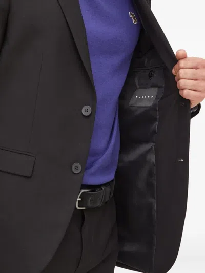 盖袋单排扣西装夹克