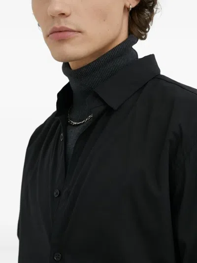 Bruuns Bazaar Button-down Shirt In Black