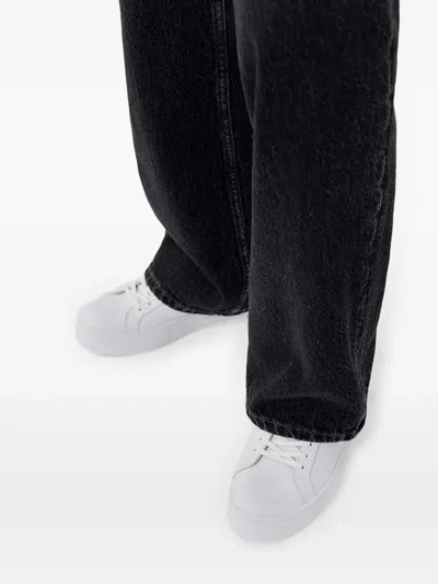 Vagabond Platform Lace-up Sneakers In Animal Print