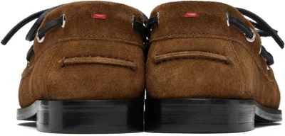 Aeyde Harris Cow Suede Leather Tobacco Loafers Tobacco In Multi