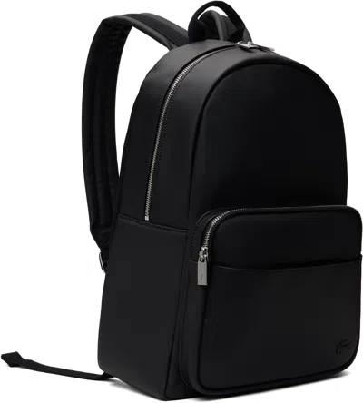 Lacoste Black Classic Backpack In Black