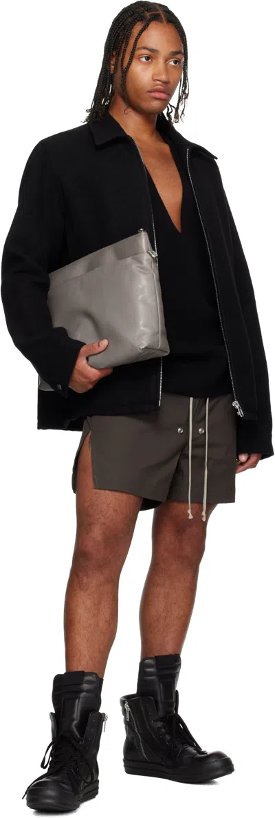 Rick Owens グレー ビッグ Concordians Adri バッグ In Sand