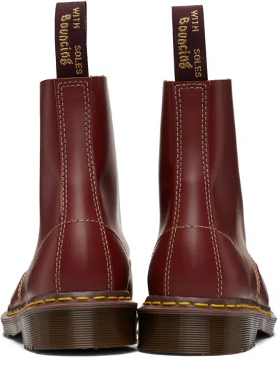 Dr. Martens Dr.martens Smooth Boots In Cherry Color Leather In Burgundy