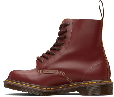 Dr. Martens Dr.martens Smooth Boots In Cherry Color Leather In Burgundy
