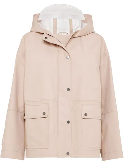 Brunello Cucinelli Women Waterproof Jacket In Neutral