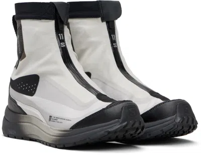 11 By Boris Bidjan Saberi Black & White Salomon Edition Bamba 2 High Gtx Sneakers In Multi