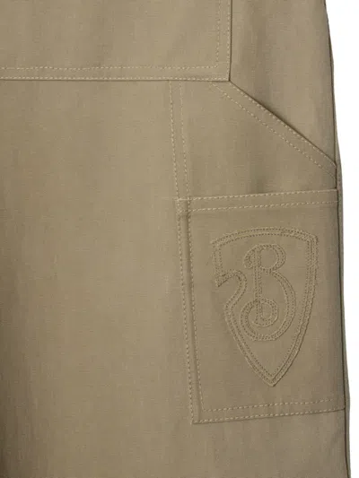 Burberry Cotton Carpenter Trousers In Multicolor