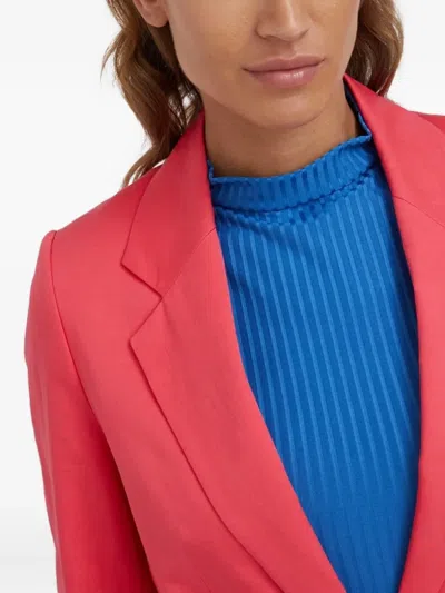 Drykorn Single-breasted Button Suit Jacket In Red