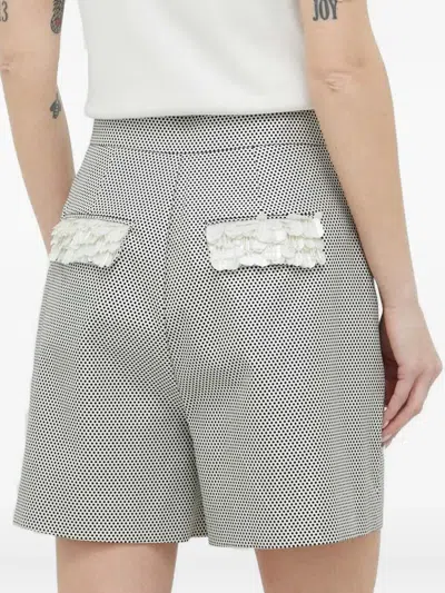 Custommade Embellished Pocket Shorts In Gray
