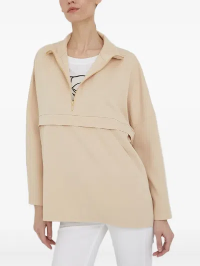 Drykorn Half-zip Top In Neutral