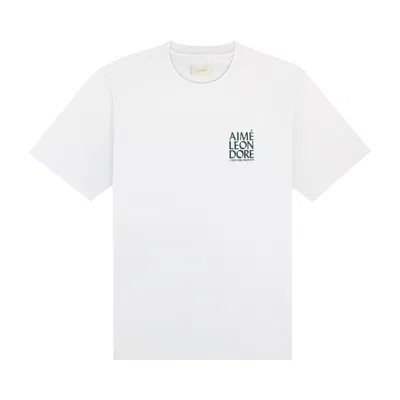 Pre-owned Aimé Leon Dore Swimmers Tee 'bright White' | Men's Size Xl