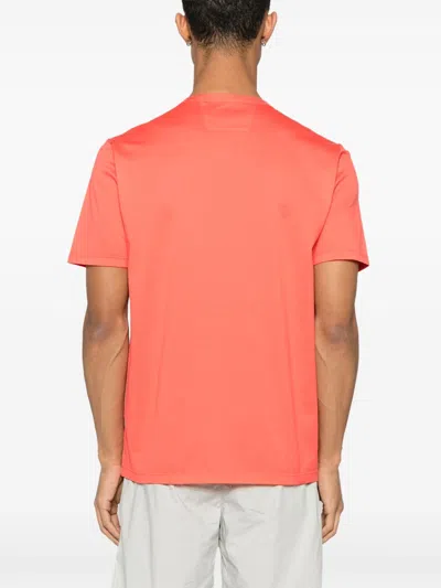 C.p. Company C.p.company  Logo-patch T-shirt In Red