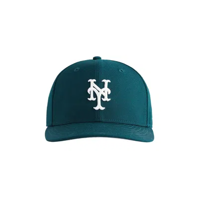 Pre-owned Kith X New Era For The New York Mets Low Crown Fitted Cap 'stadium' | Green | Men's Size 8