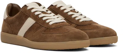 Tom Ford Sneakers With Suede Inserts In Animal Print