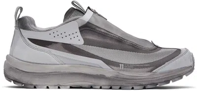 11 By Boris Bidjan Saberi Gray Salomon Edition Bamba 2 Low V2 Sneakers In Gray