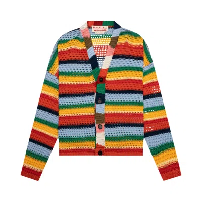 Pre-owned Marni X No Vacancy Inn Cardigan 'multicolor' | Multi-color | Men's Size 52