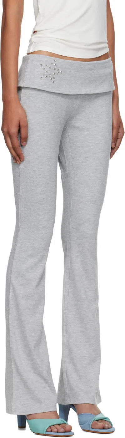 Miaou Gray Alba Lounge Pants In Gray