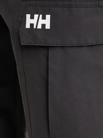 Helly Hansen Cargo-pocket Track Pants In Gray
