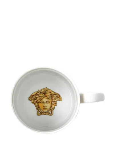 Versace Baroque-print Mug In White