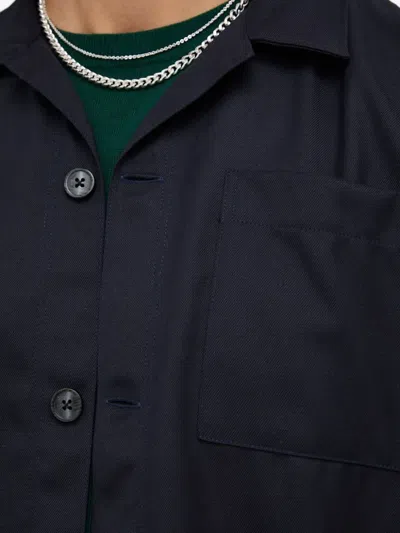 Bruuns Bazaar Pocket Button-down Shirt In Blue