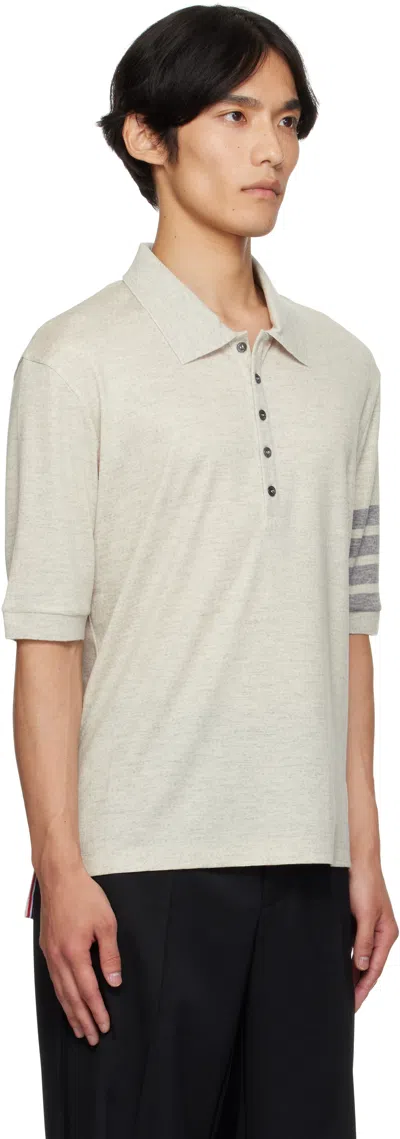 Thom Browne '4bar' Detail Polo Shirt