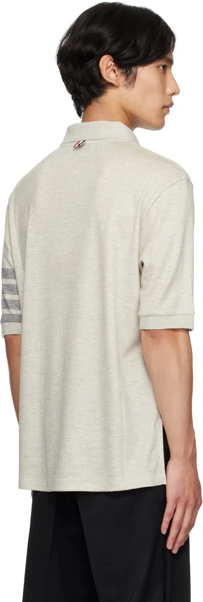 Thom Browne '4bar' Detail Polo Shirt