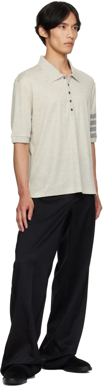 Thom Browne '4bar' Detail Polo Shirt