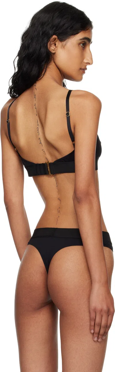Tom Ford Stretch-modal Jersey Soft-cup Triangle Bra In Black