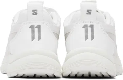 11 By Boris Bidjan Saberi White Salomon Edition Bamba 2 Low V2 Sneakers In White