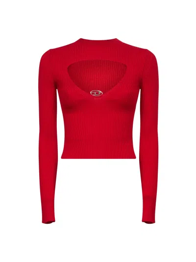 Diesel M-olina Formula Red Jersey In Red