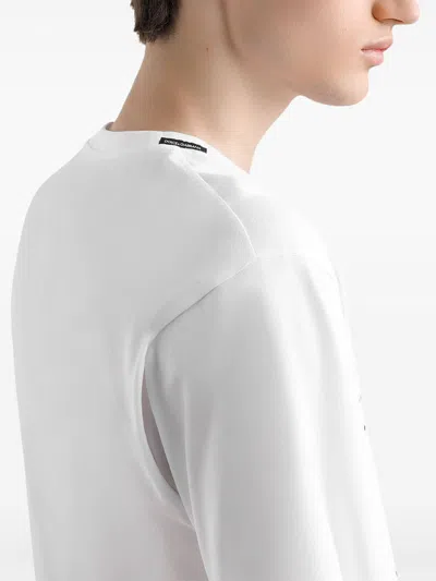 Dolce & Gabbana Men Printed T-shirt In White