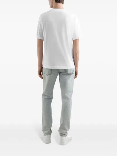 Dolce & Gabbana Men Printed T-shirt In White