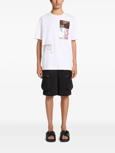Dries Van Noten White Oversized Cotton T-shirt In White