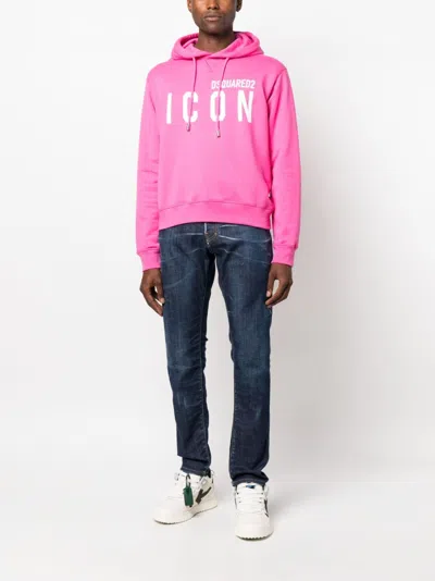 Dsquared2 Journey Sweatshirt Regular Crewneck South Beach Miami In Multi