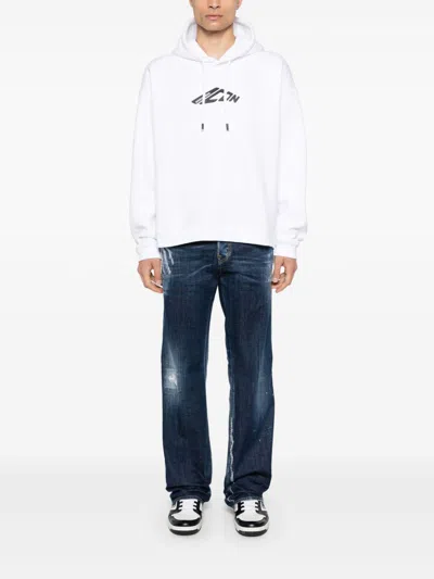 Dsquared2 Icon New Generation Hooded Sweatshirt In White