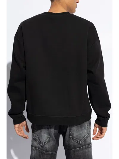 Dsquared2 Dsquared Graphic-stamp Sweatshirt In Black