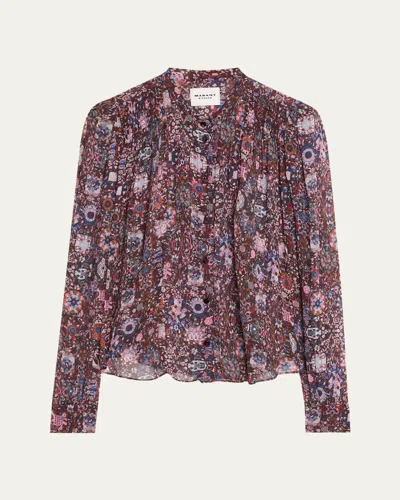 Isabel Marant Étoile Shirt Isabel Marant Etoile Woman Color Plum In Multi