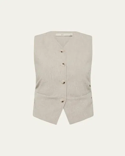 Sir Leone Vest Natural In Neutral