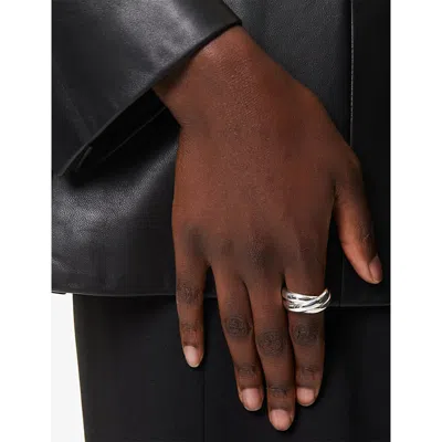 Lie Studio Womens Sofie Sterling-silver Ring In Silver