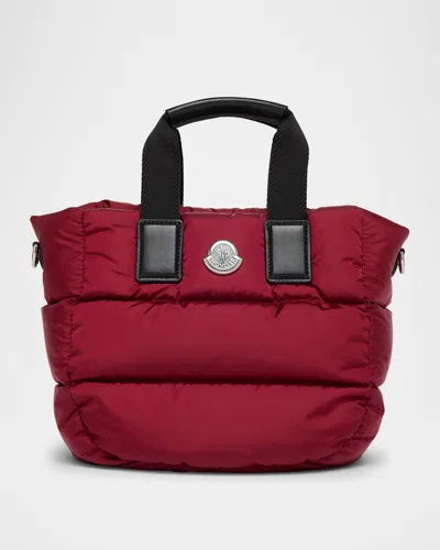 Moncler Caradoc Water-repellent Mini Tote Bag In Red
