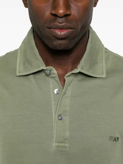 Fay T-shirts And Polos In Green