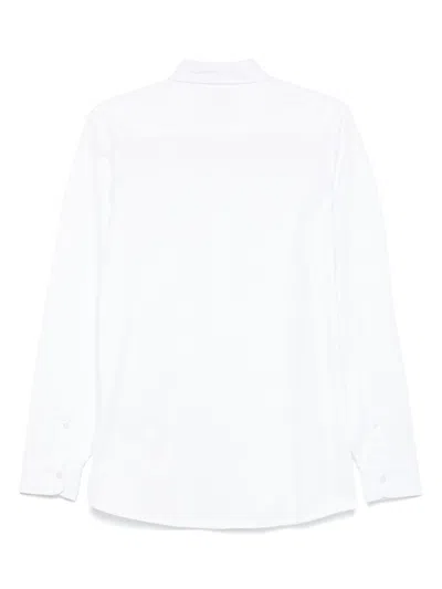 Fay Shirt Collar Long Sleeves In White